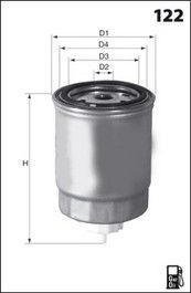 LUCAS FILTERS Топливный фильтр LFDS195